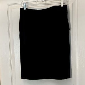 Cabi knee length black pencil skirt. Size10